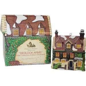 Dept 56 Charles Dickens Heritage Dedlock Arms Ornament Village Christmas 1994